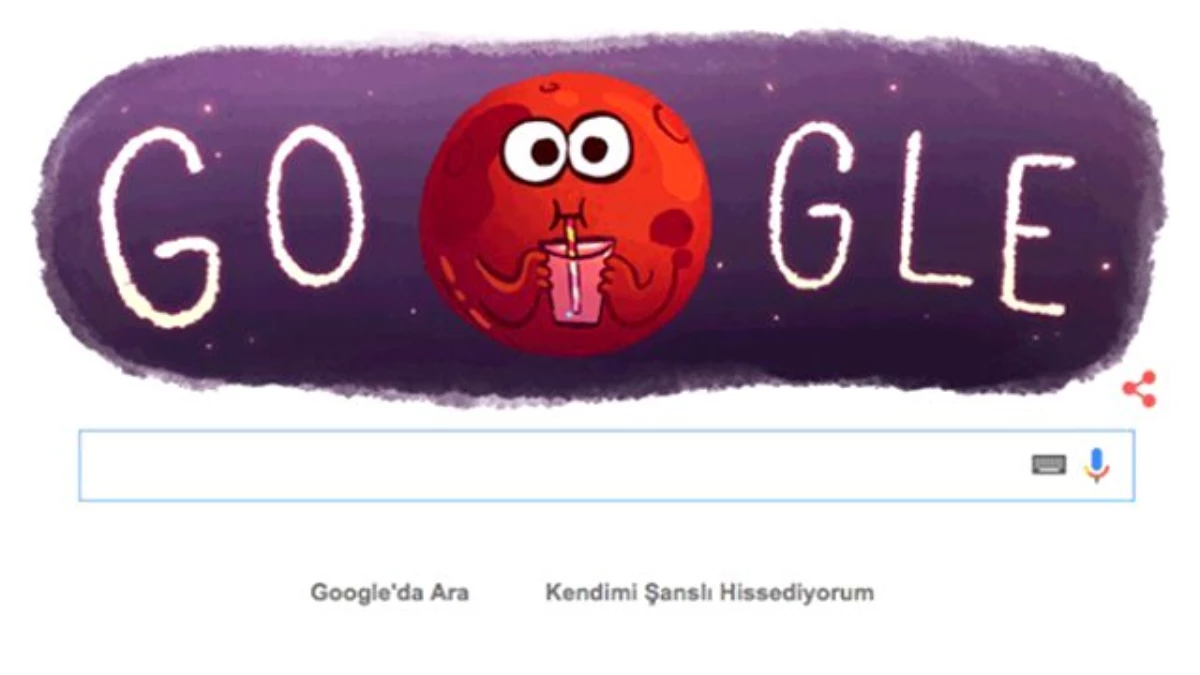 Google\'dan Mars Doodle\'ı!