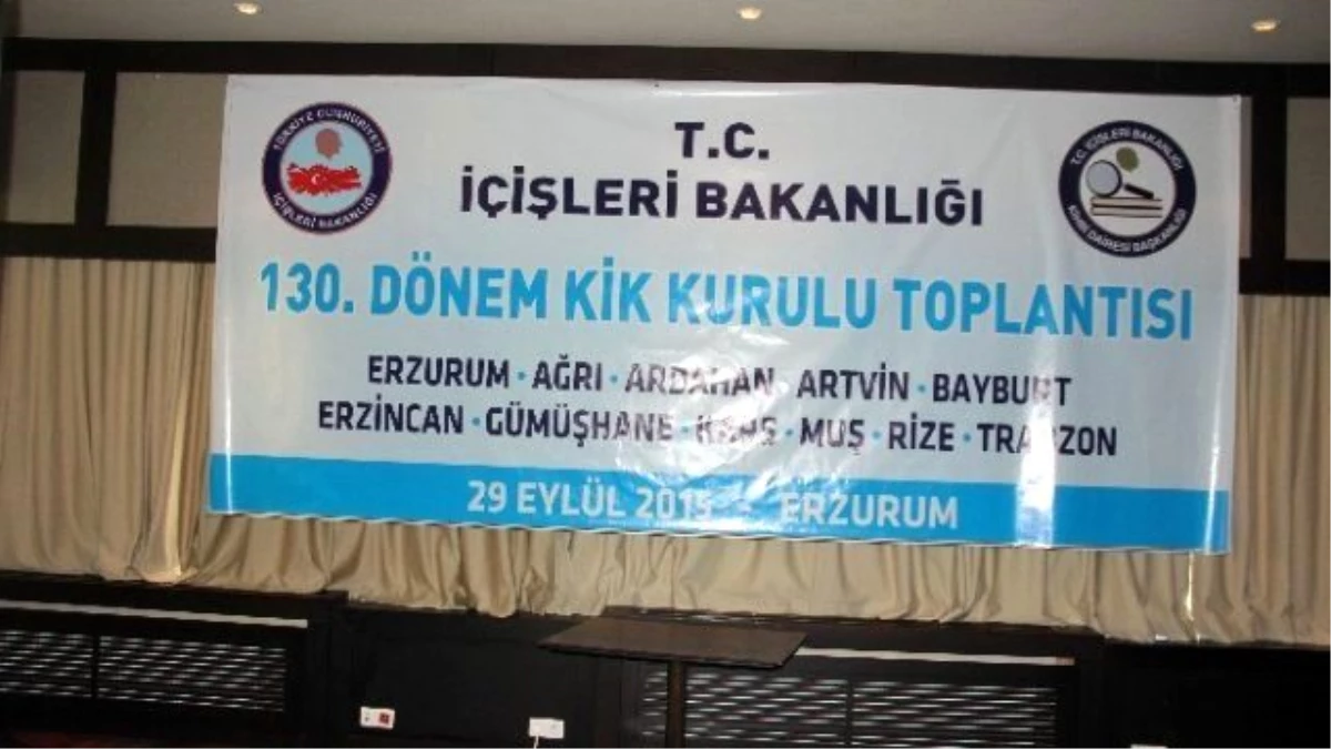 Kaçakçılık İstihbarat Koordinasyon Kurulu Toplantısı Erzurum\'da Yapıldı