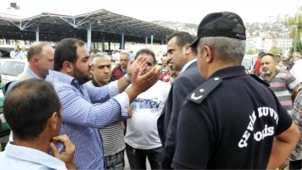 Tramvay Şantiyesi İnşaatı Şehir Pazarını Kapattırdı