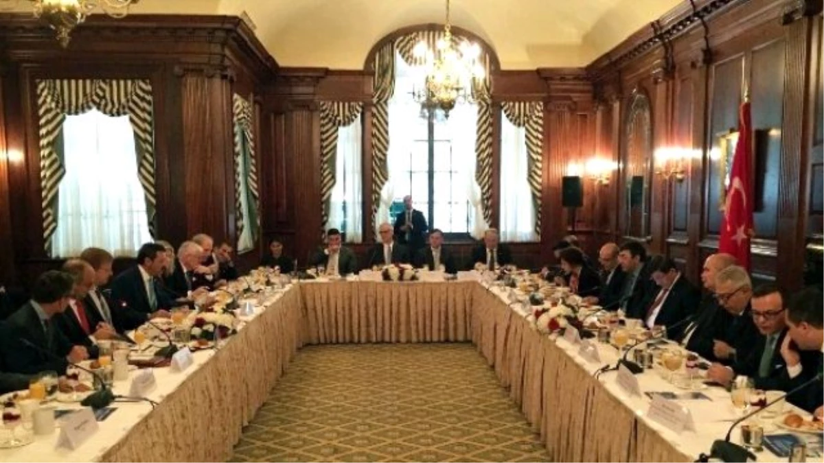 Başbakan Davutoğlu ve Hisarcıklıoğlu ABD\'li Ceo\'larla Buluştu