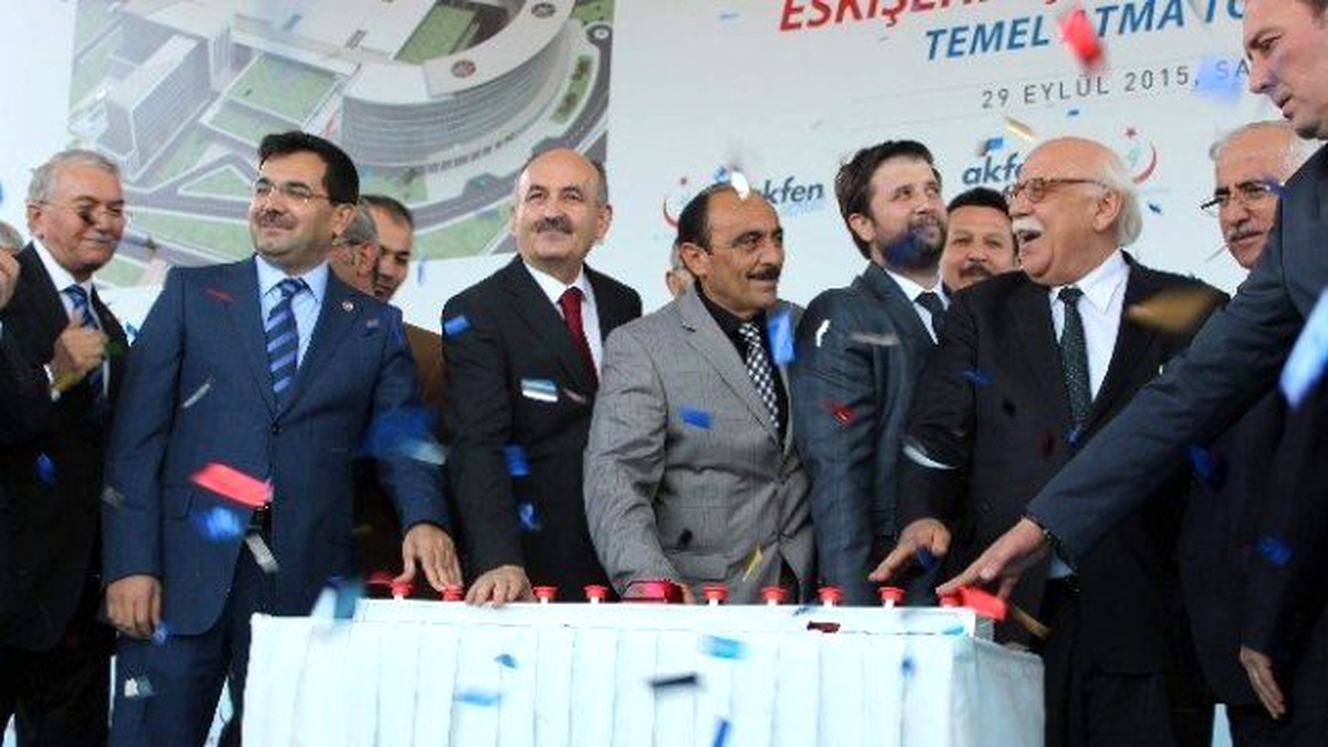 Eskişehir Şehir Hastanesi Temel Atma Töreni