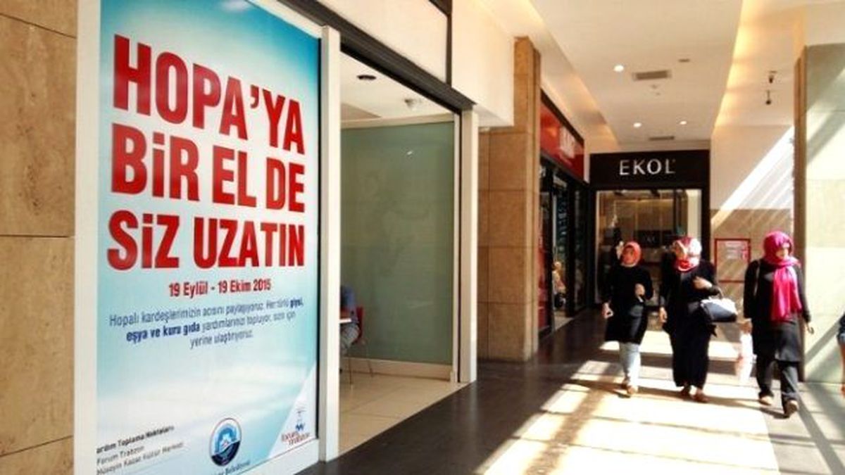 Forum Trabzon\'dan Hopa\'ya Yardım Eli