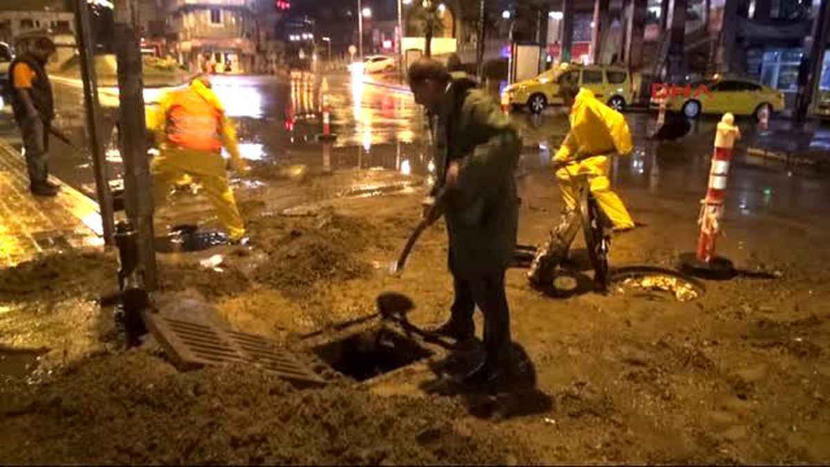 Zonguldak\'ta Yağmur Etkili Oldu