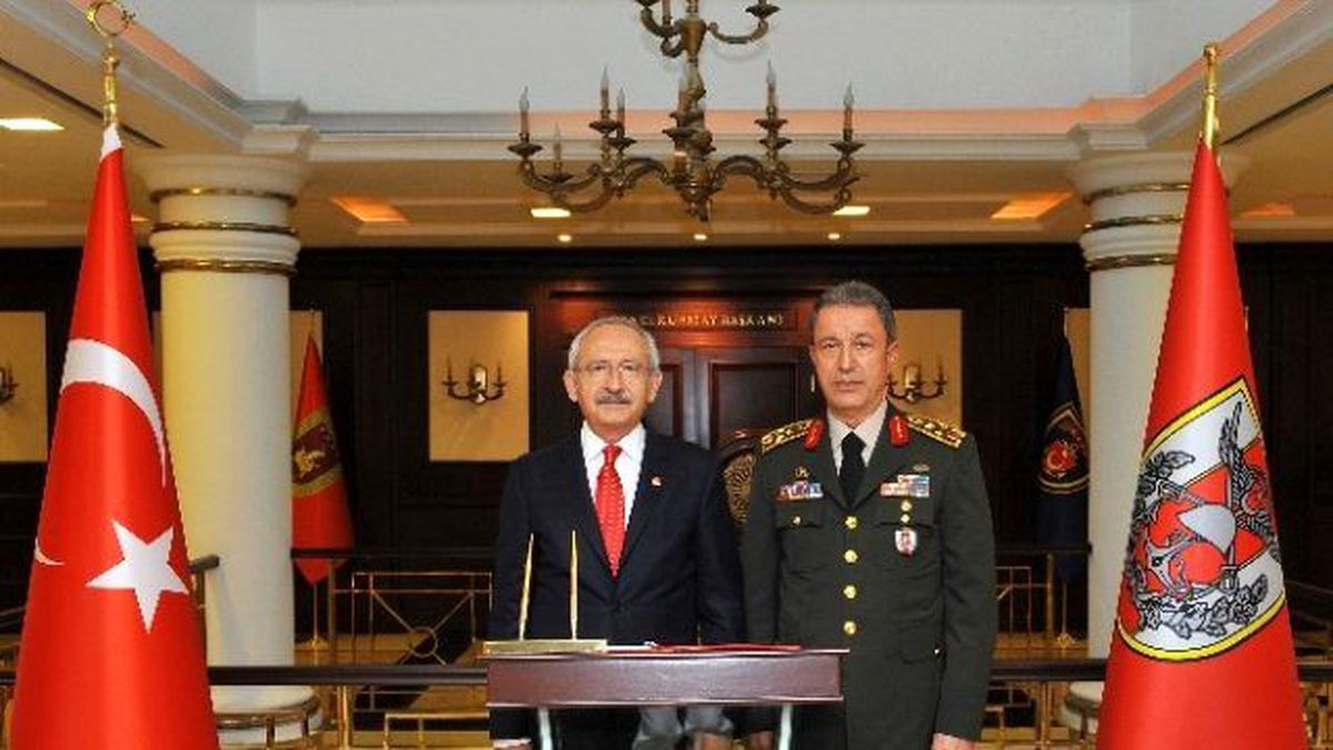Kılıçdaroğlu, Genelkurmay Başkanı Orgenal Akar\'ı Ziyaret Etti