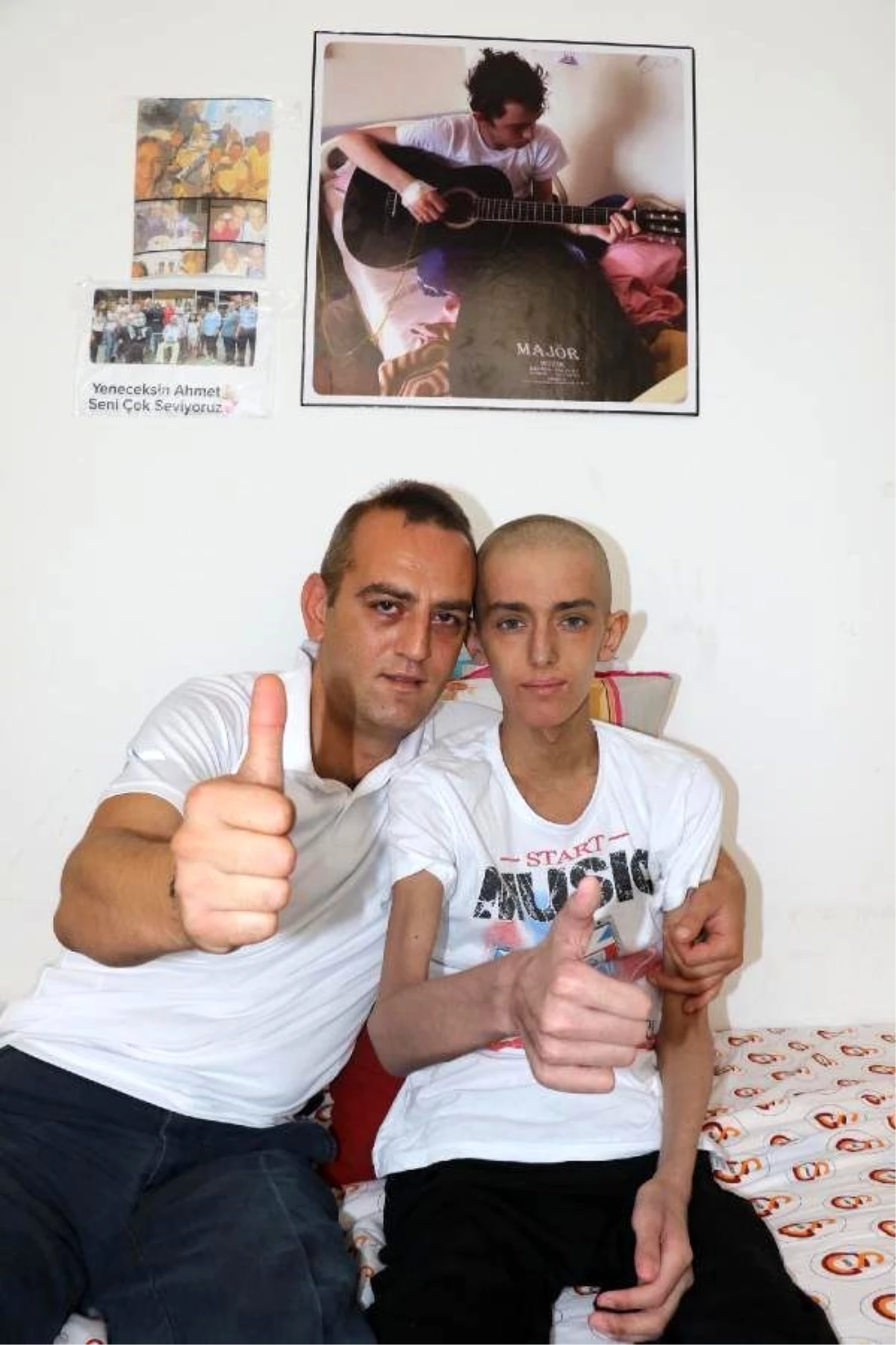 Liseli Ahmet\'in Kanserle Mücadelesine Destek Yağdı