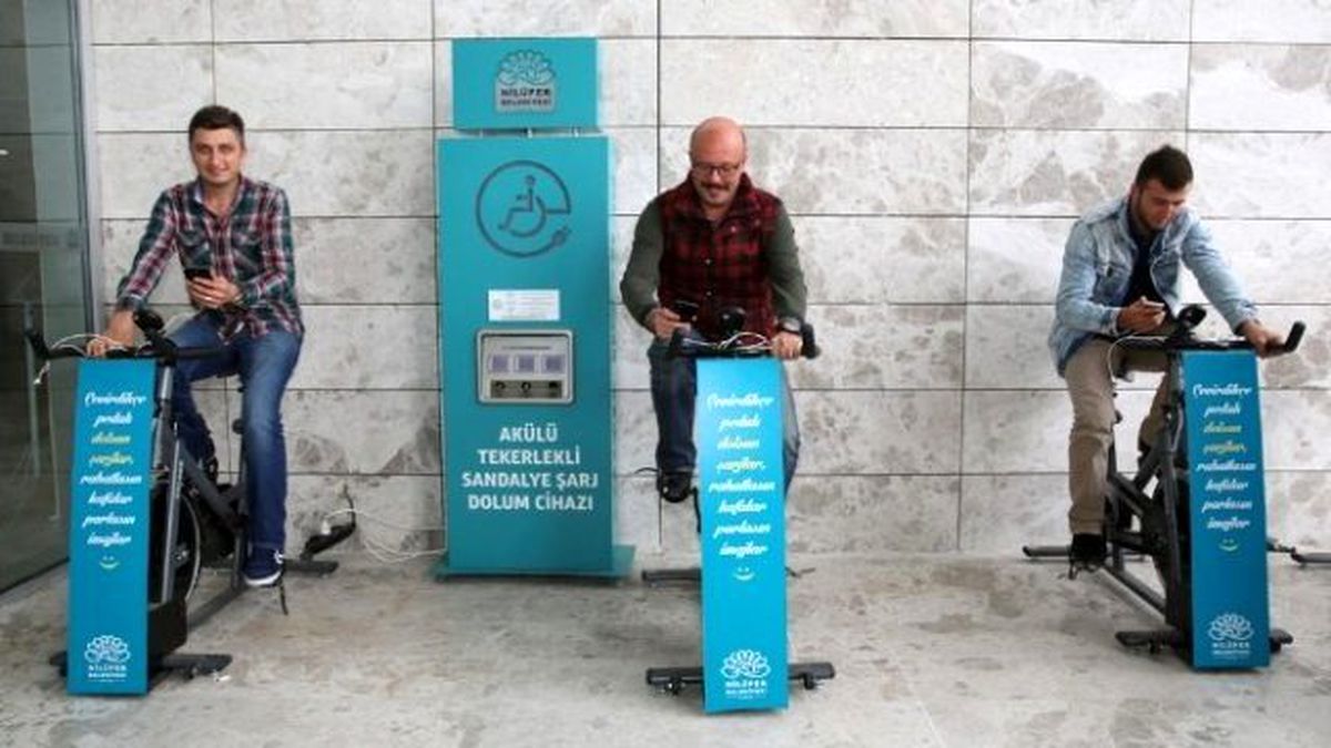 Nilüfer\'de Pedallar Şarj İçin Dönecek
