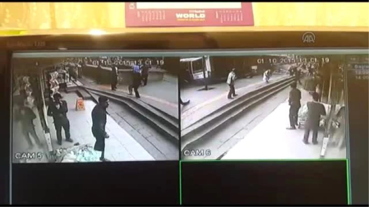 Dikimevi\'ndeki Otobüs Kazası Güvenlik Kamerasında
