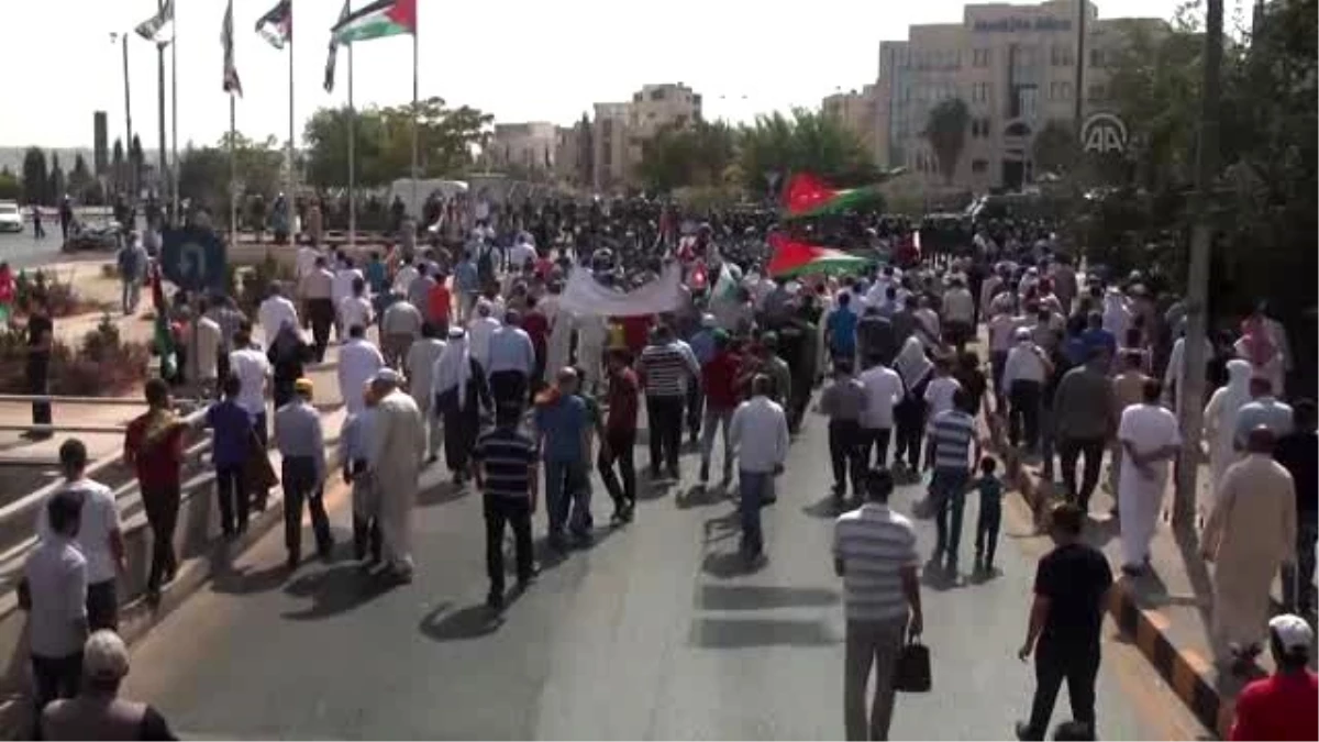 İsrail\'in Mescid-i Aksa\'ya Yönelik İhlalleri Ürdün\'de Protesto Edildi