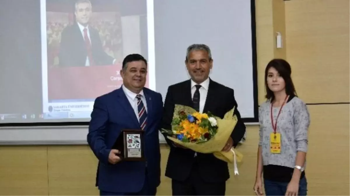 Saü İletişim Fakültesi Eğitim Açılış Dersine Abbas Güçlü Katıldı