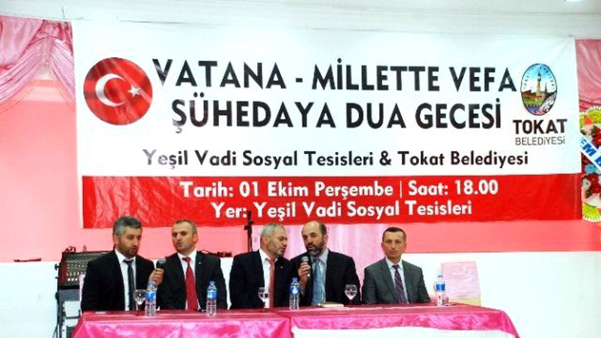 Vatana Millete Vefa Şühedaya Mevlit ve Dua"