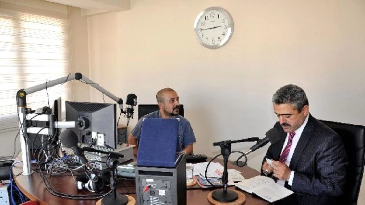 Başkan Alıcık, Radyo Programına Konuk Oldu