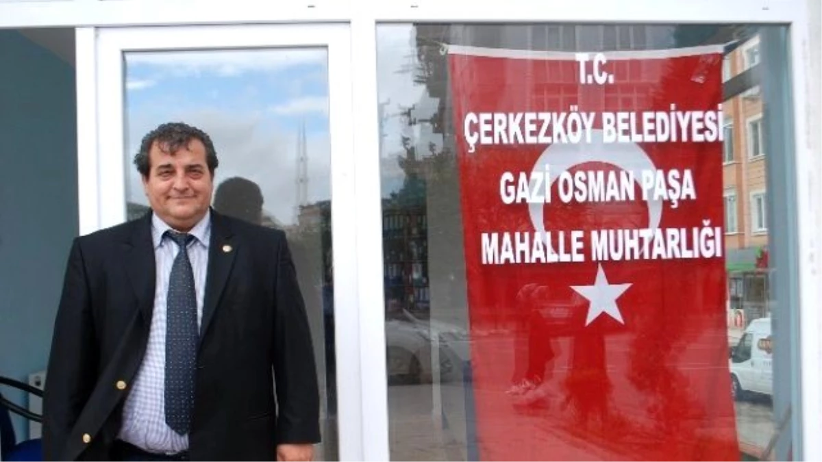 Çerkezköy Gazi Osman Paşa Muhtarlık Binası Taşındı