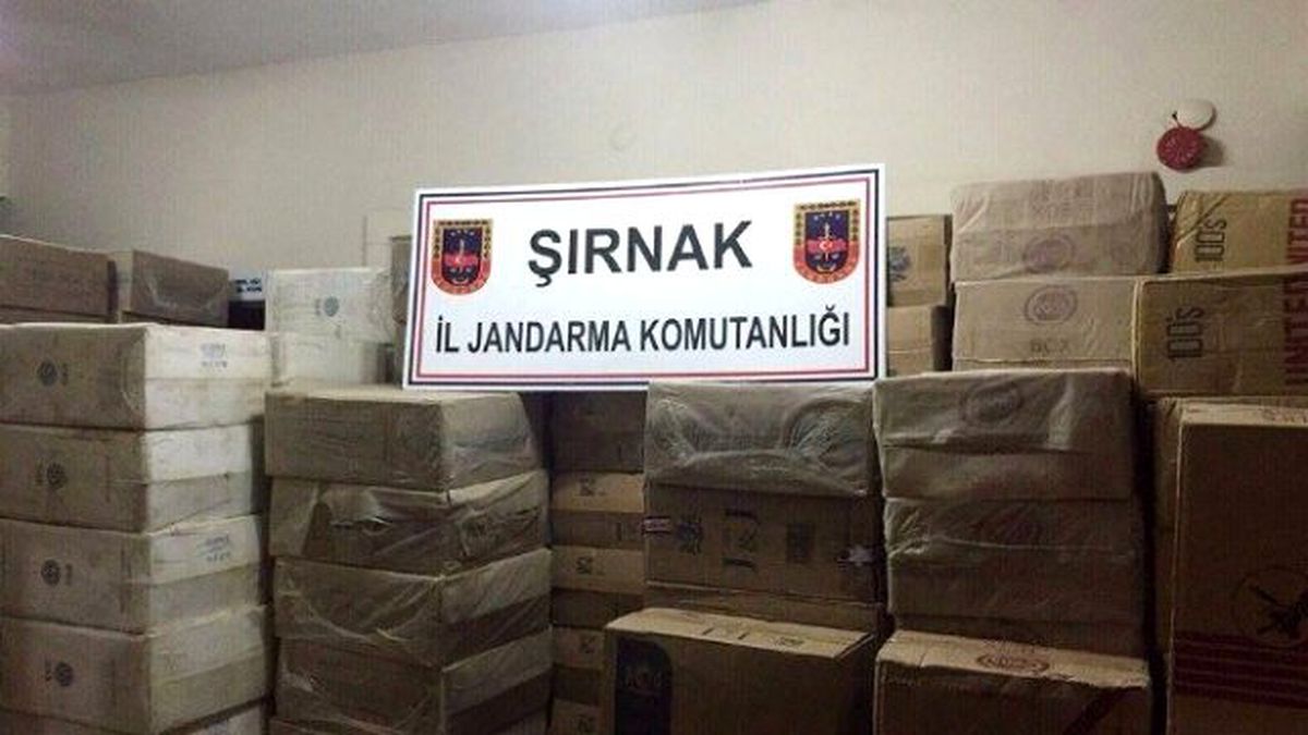 Şırnak\'ta Kaçak Sigara Operasyonu