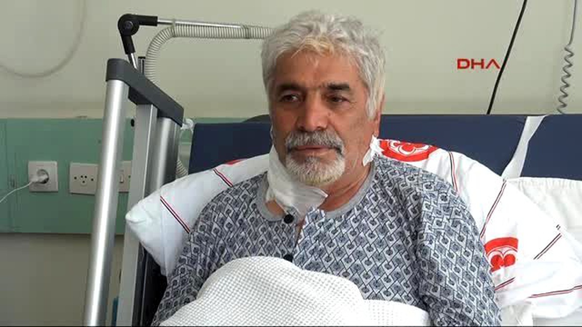 Boynuna İnşaat Demiri Saplanan Vatandaşın \'Mucize\' Kurtuluşu