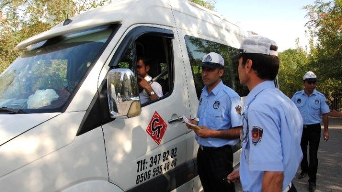 Zabıtadan Öğrenci Servislerine Denetim
