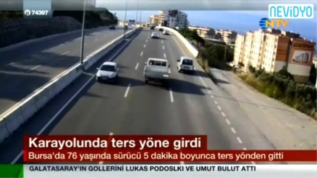 5 Dakika Boyunca Ters Yönde Gitti