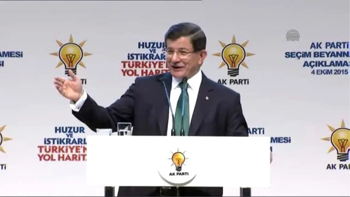 Davutoğlu: "Bizim Sözümüz Senettir"