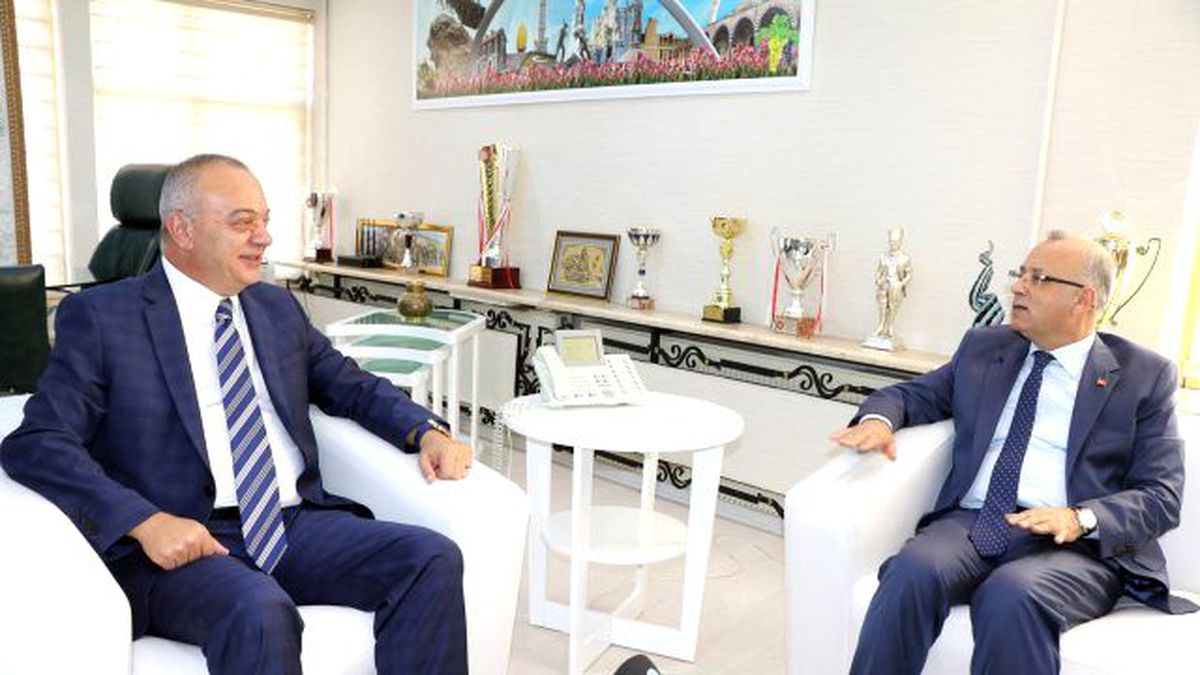 Başkan Ergün, Şirin ve Kayda\'yı Ağırladı