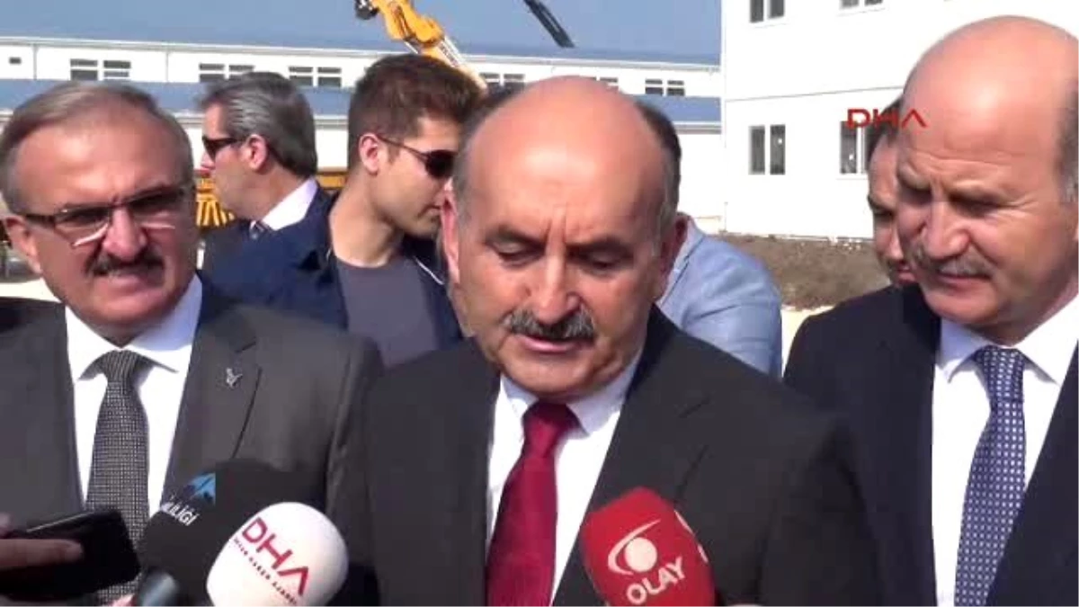 Bursa - Sağlık Bakanı Müezzinoğlu, Hastane İnşaatını Gezdi