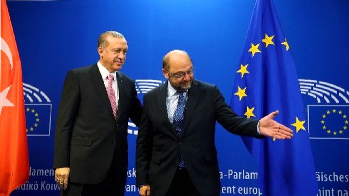 Erdoğan Avrupa Parlamentosu Başkanı Schulz\'la Görüştü