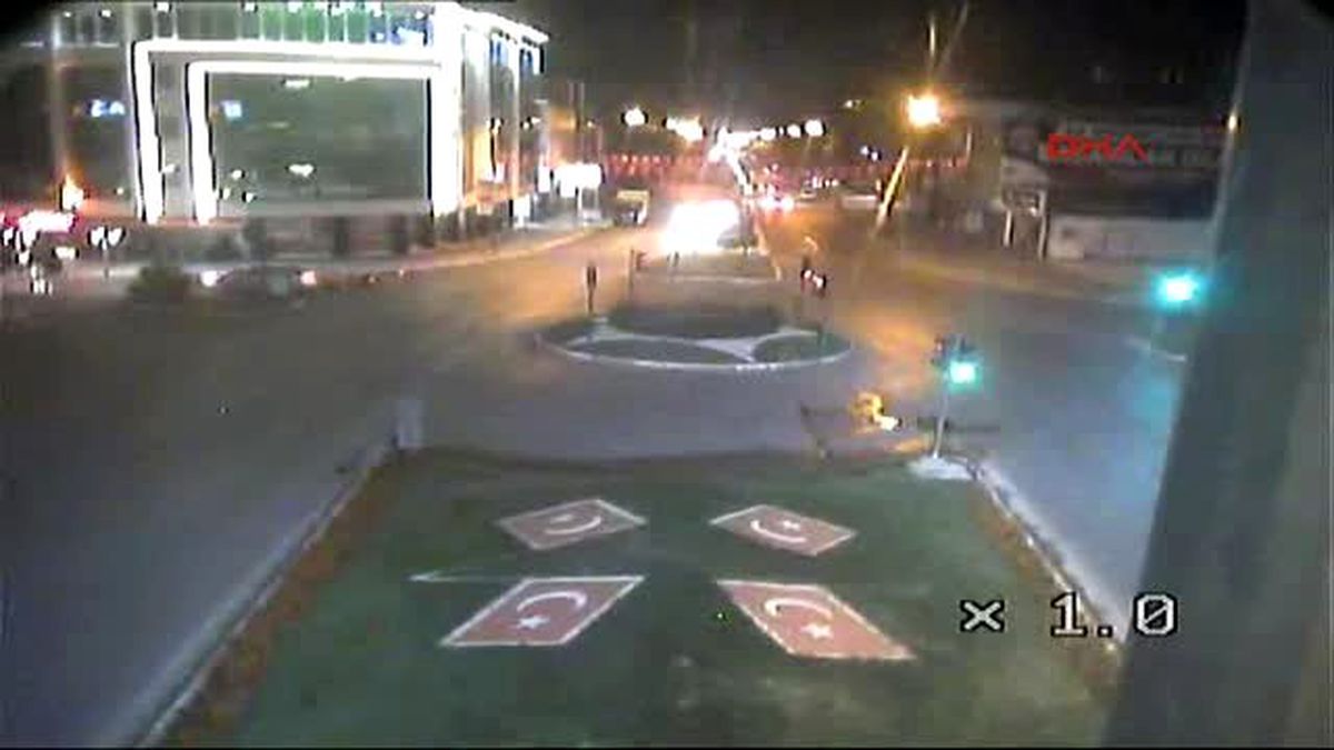 Erzincan\'da Trafik Kazaları Mobese\'ye Yansıdı