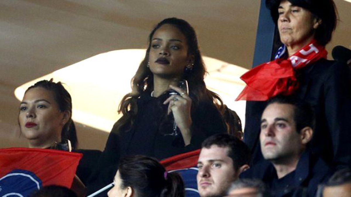 Rihanna, Ibrahimovic'i İzledi