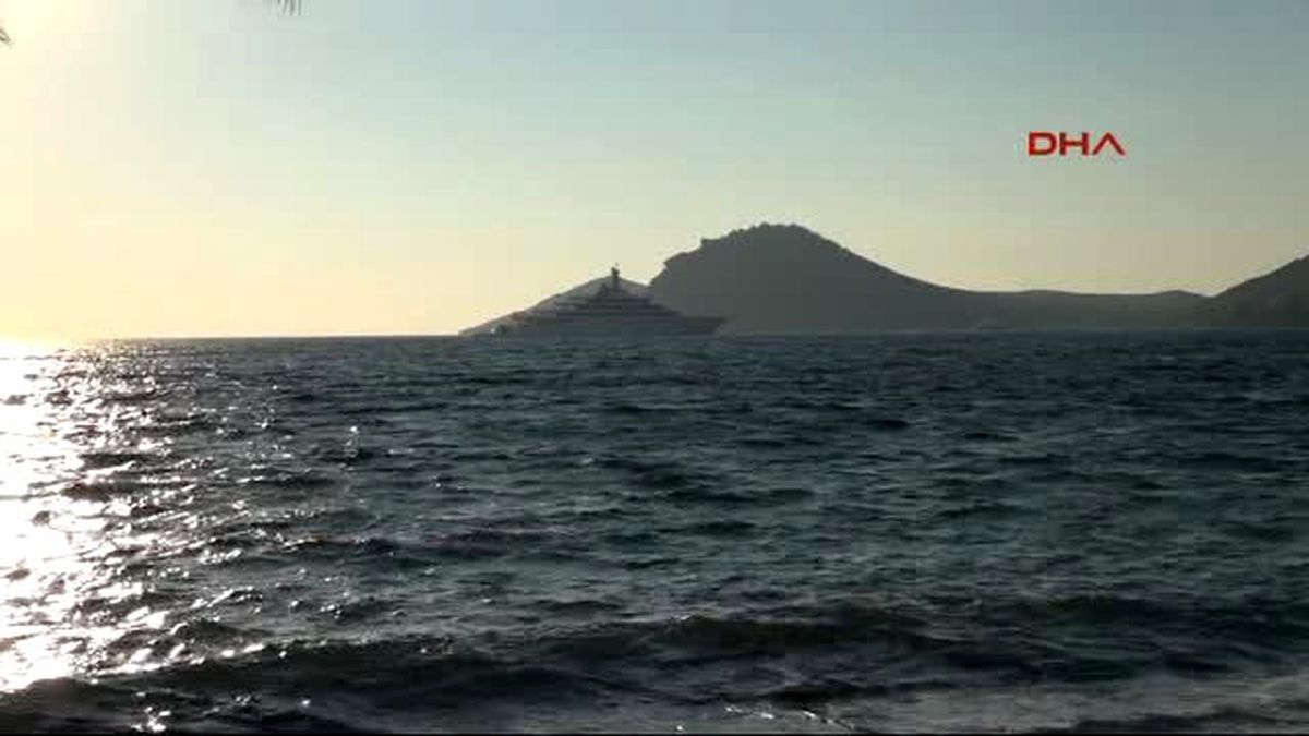 Rus Milyarder Abramoviç\'in Lüks Yatı Eclipse Bodrum\'da