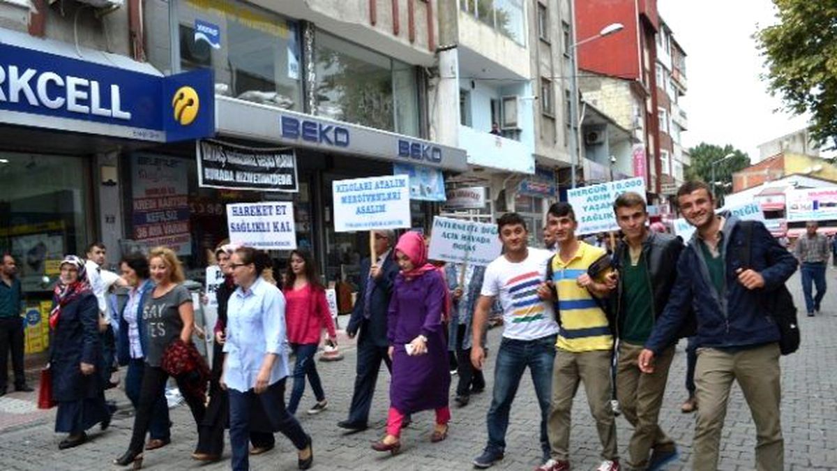 Alaplı Sağlık İçin Yürüdü