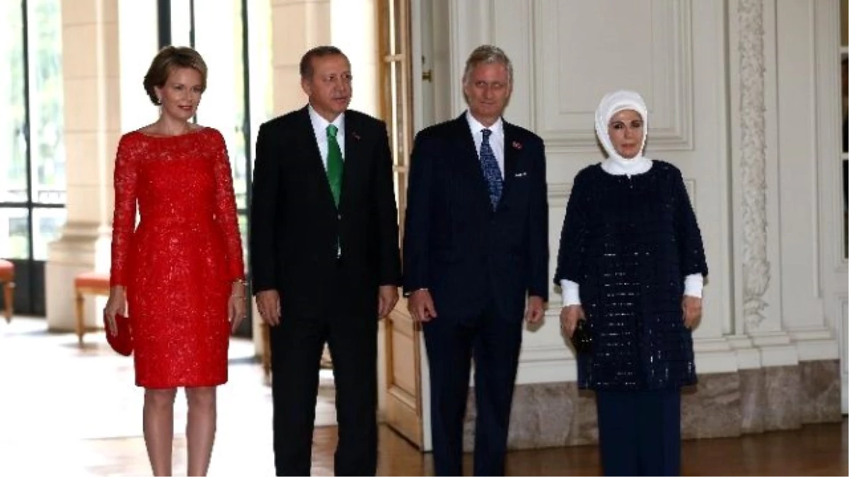 Belçika Kralı Philippe\'den Cumhurbaşkanı Erdoğan Onuruna Öğle Yemeği