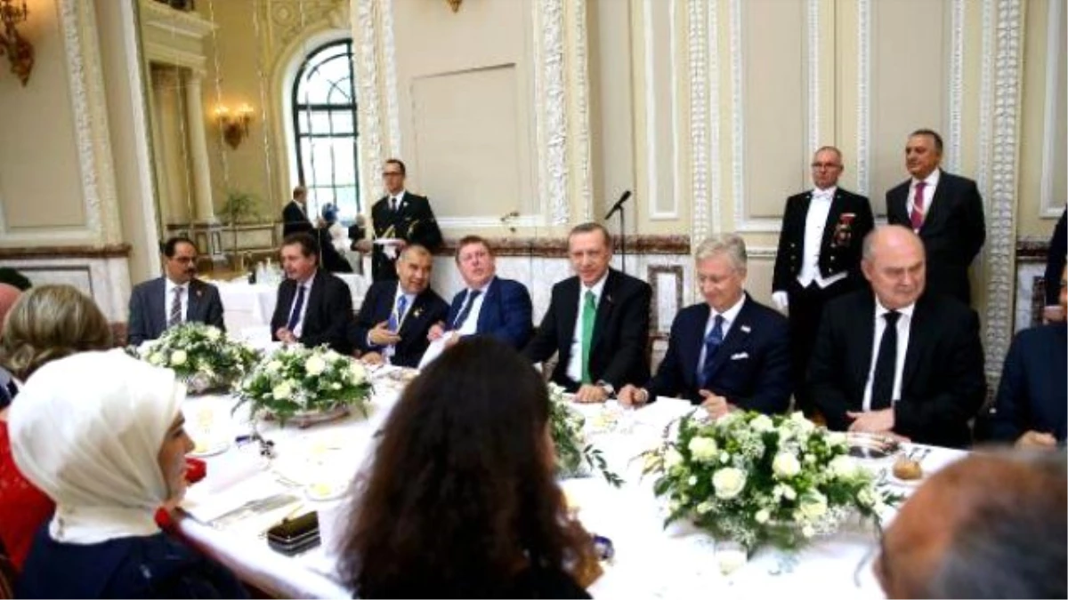 Belçika Kralı Philippe\'den Cumhurbaşkanı Erdoğan Onuruna Öğle Yemeği