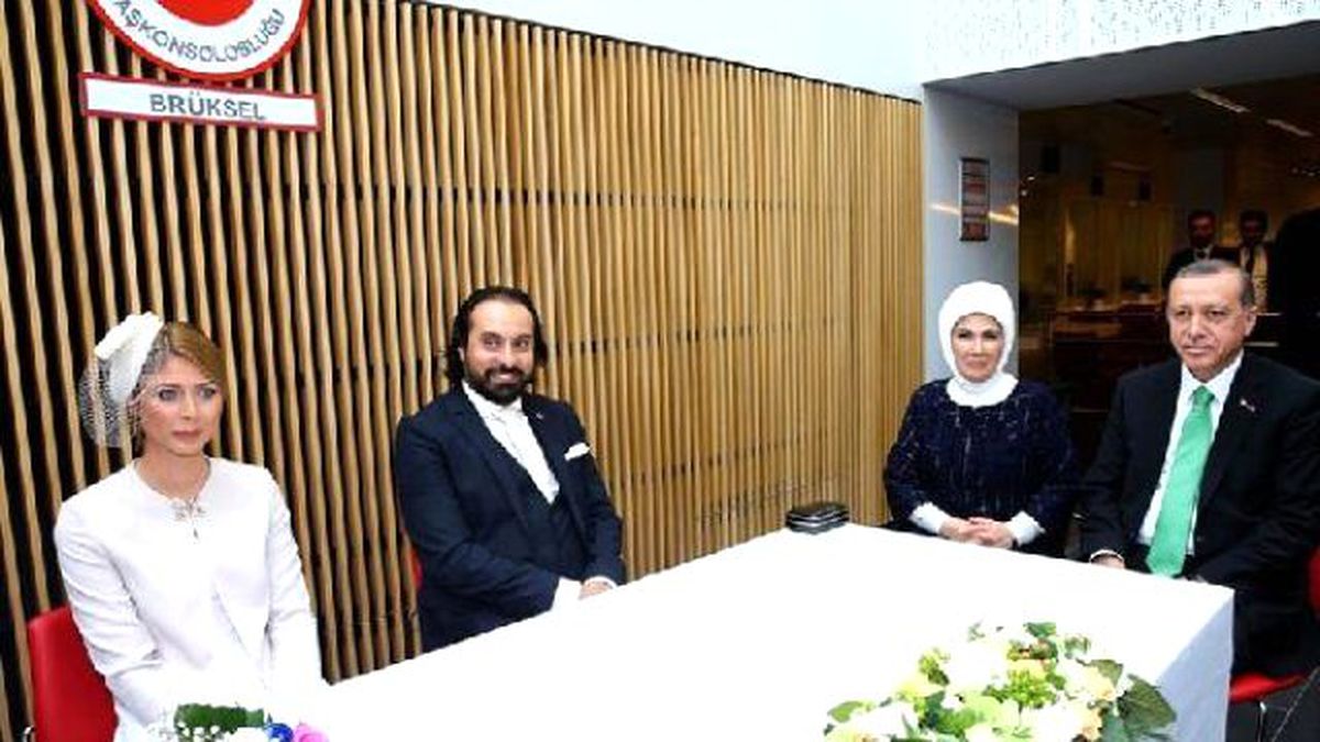 Cumhurbaşkanı Erdoğan Brüksel\'de Nikah Şahidi Oldu