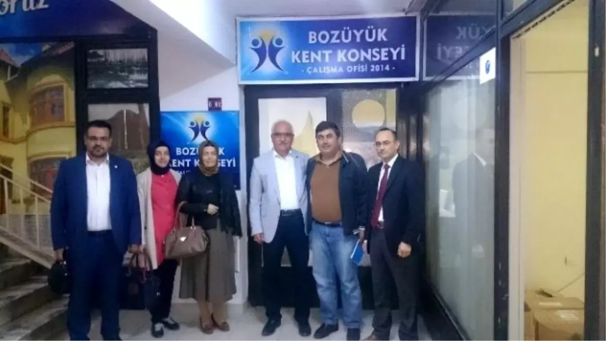 El Ele Gönül Gönüle Derneği\'nden Bozüyük Kent Konseyi\'ne Ziyaret