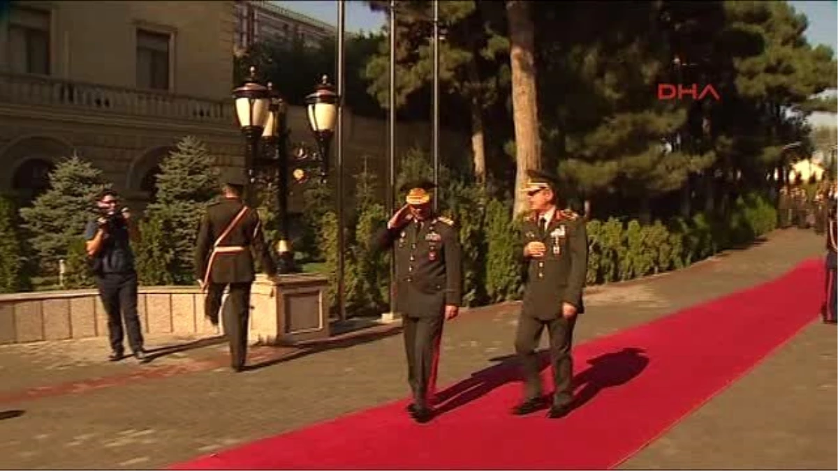 Genelkurmay Başkanı Orgeneral Akar, Azerbaycan Savunma Bakanı Hasanov ile Görüştü