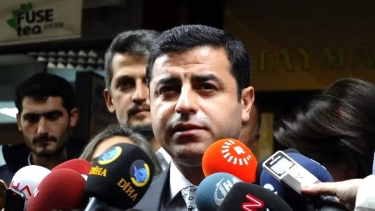 Selahattin Demirtaş: "Savcılar Arkasında Kim Varsa Ortaya Çıkarsın, Korkmasın"