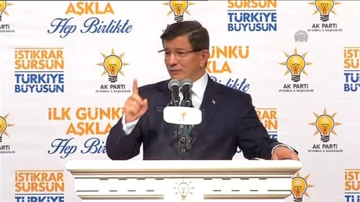 Davutoğlu: "Kürtlerin Bir Devleti Var. O Devletin Adı Türkiye Cumhuriyeti Devleti"