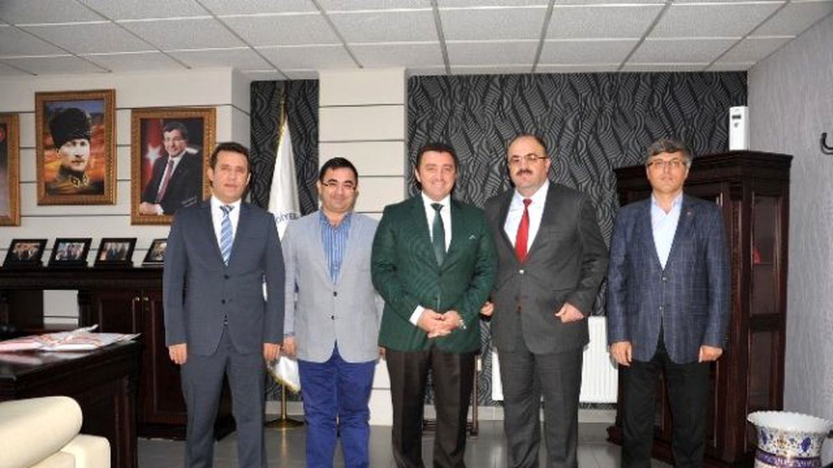 Göç İdaresi Müdürü Hüseyin San\'dan Başkan Bakıcı\'ya İade-i Ziyaret
