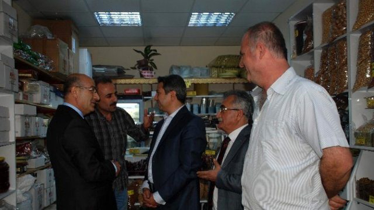 İl Protokolünden Şire Pazarı Esnafına Ziyaret