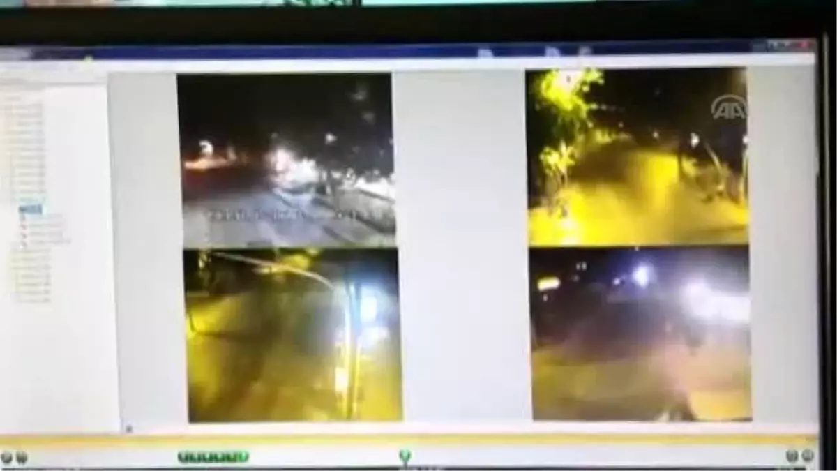 Kadıköydeki Trafik Kazası - Mobese Kamerası