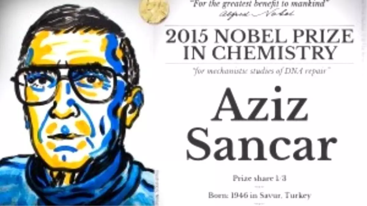 Nobel Kimya Ödülü Prof. Aziz Sancar\'a Verildi