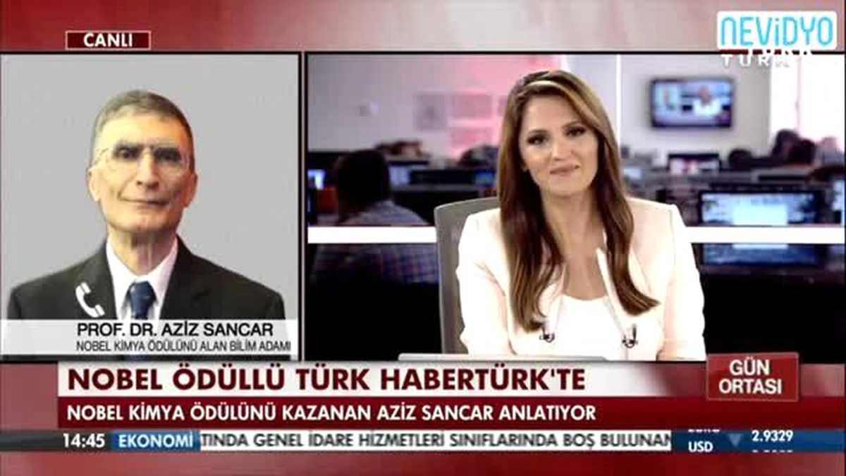 Nobel Ödüllü Aziz Sancar\'dan Açıklama