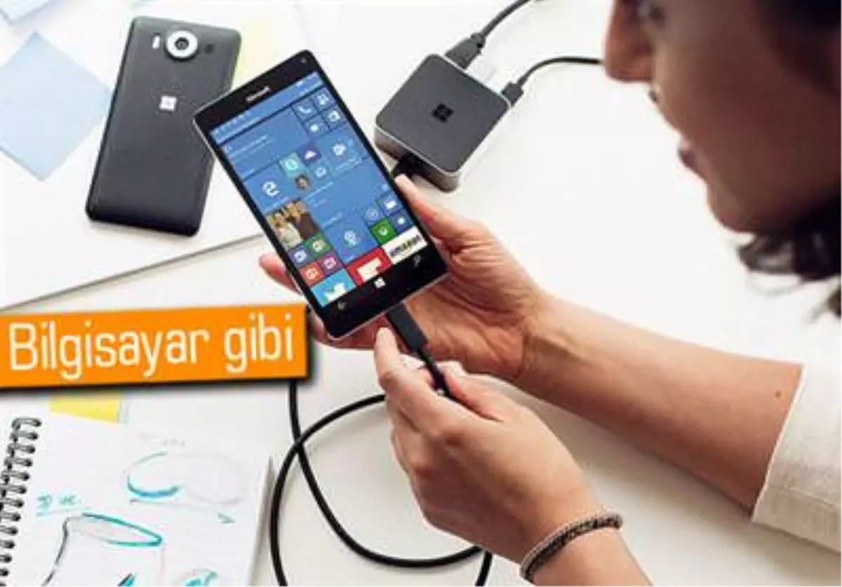 Sıvı Soğutmalı Lumia 950 ve Lumia 950 Xl\'ı Masaüstü Pc Gibi Kullanabileceksiniz