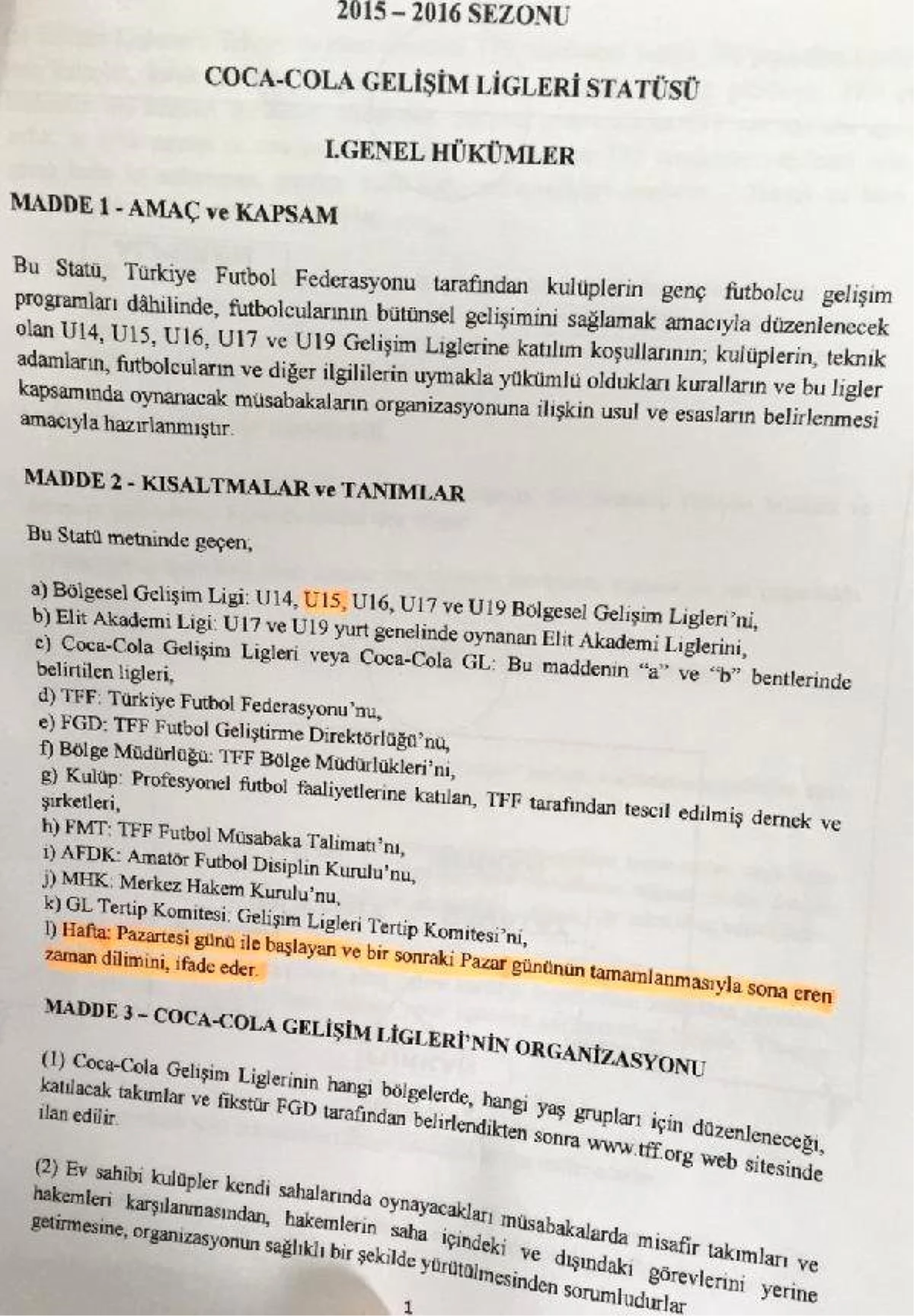 Tff\'nin Kararı Gençleri Şok Etti!...