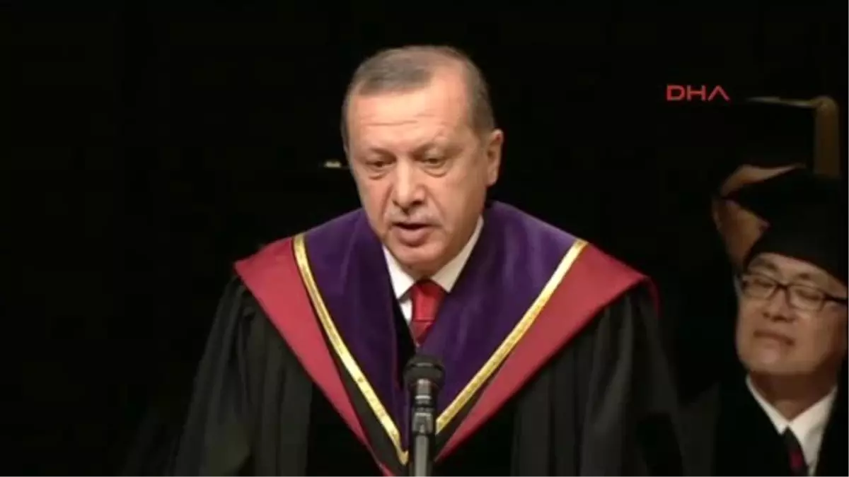 Cumhurbaşkanı Erdoğan\'a Waseda Üniversitesi\'nden Fahri Doktora Unvanı Verildi -2