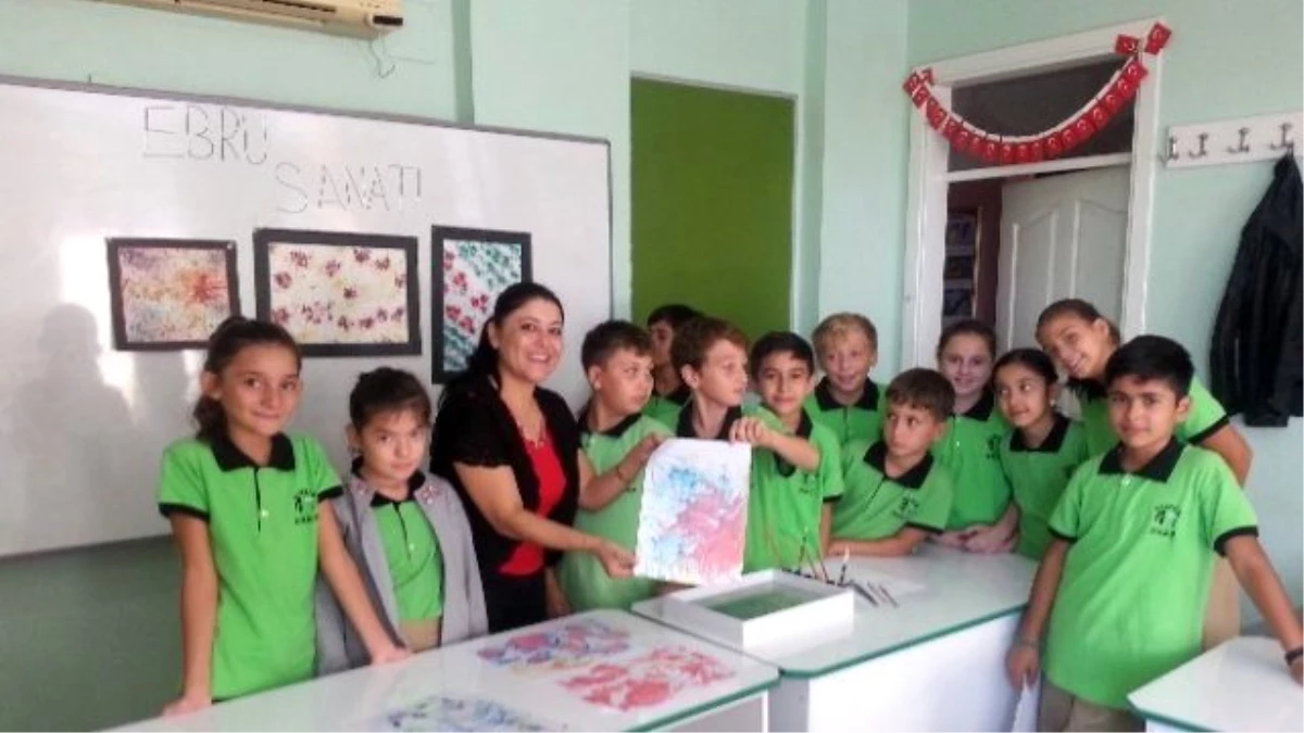 Doruk Bilim Kültür Kolejinde Ebru Sanatı Etkinliği