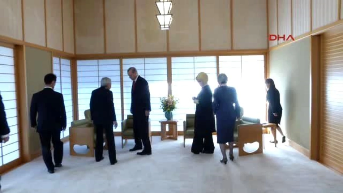 Erdoğan, Japonya İmparatoru Akihito ile Bir Araya Geldi