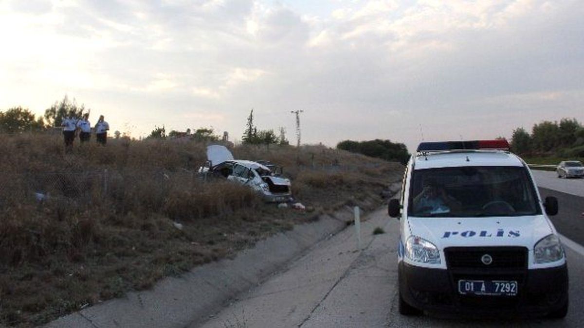 Adana'da Trafik Kazası: 1 Ölü, 3 Yaralı