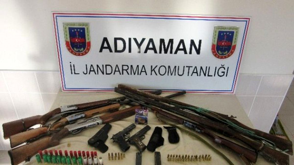 Adıyaman\'da Ruhsatsız Silah Ele Geçirildi