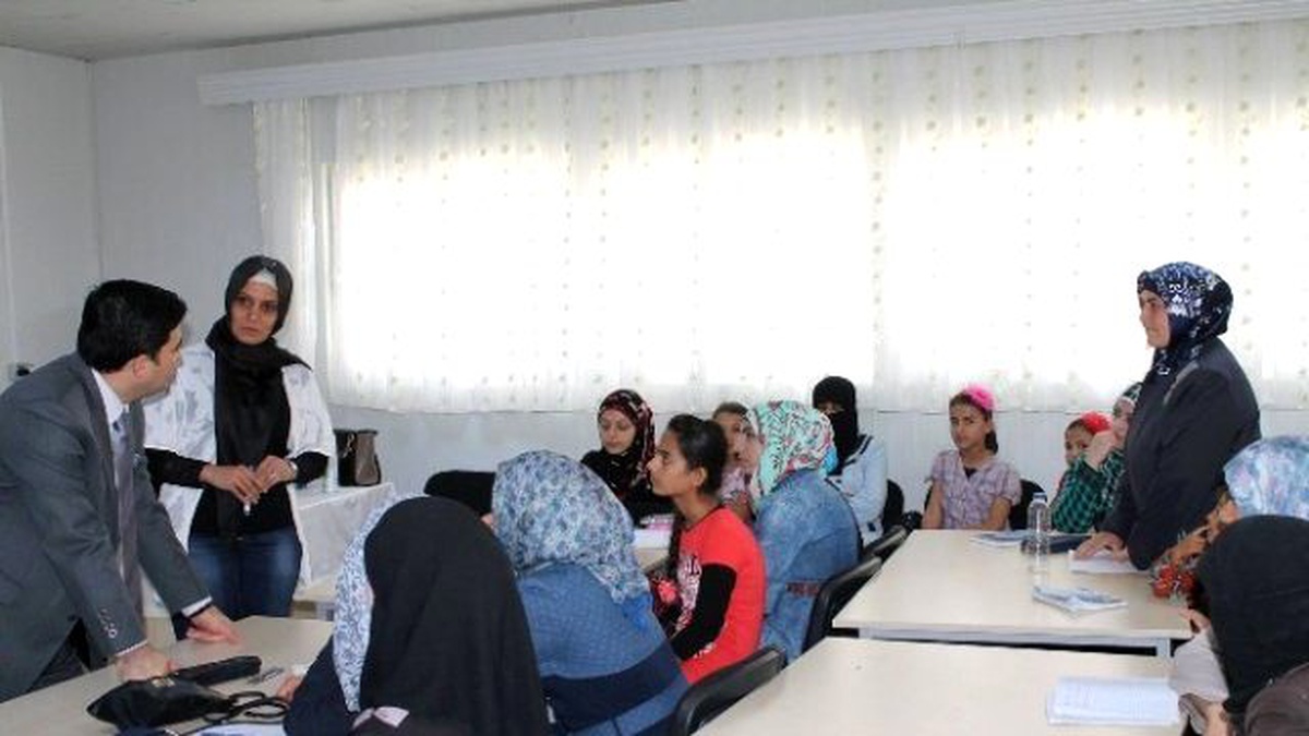 Elbeyli Kaymakamı Sarı, Konteyner Kenti Gezdi