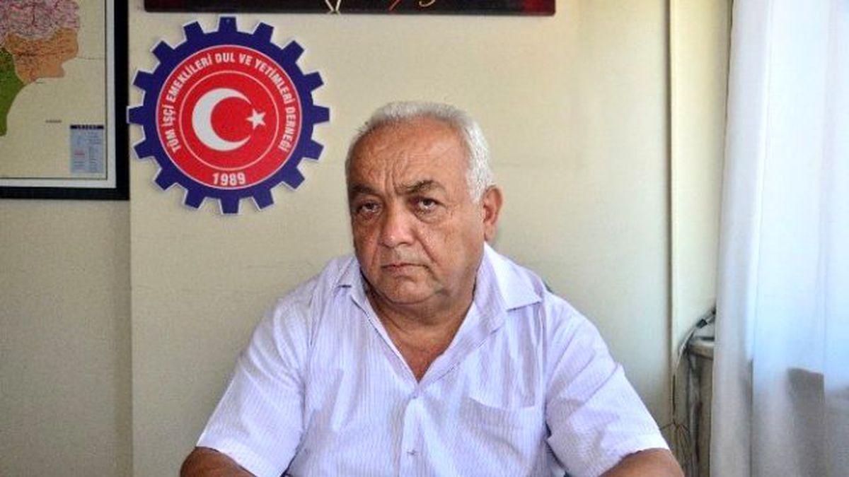 Emekliler Derneği Başkanı Mustafa Sarıoğlu;