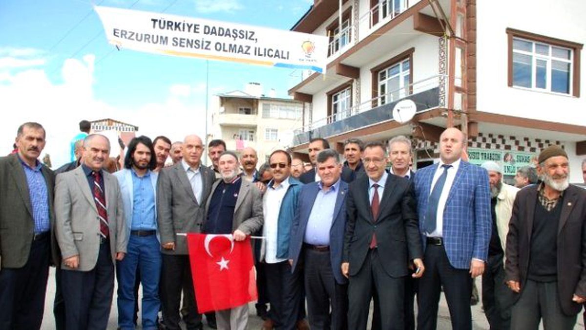 Ilıcalı, Ilıca\'da Bakan Gibi Karşılandı
